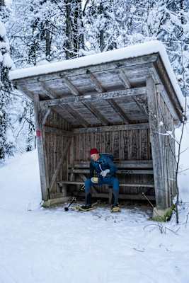 Mit Schneeschuhen durchs Ammergebirge