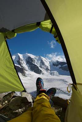 Piz Palü Engadin Salewa Basecamp Bergwelten