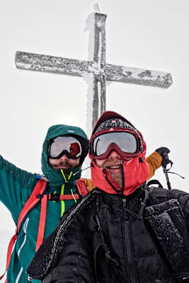 Gipfelkreuz der Seekarspitze