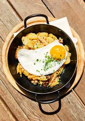 Spiegelei mit Kartoffel