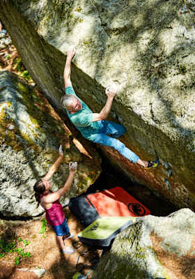 Stew klettert die Savanna Dry