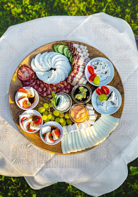 Eine Jause als Stärkung für die Bergsteiger.