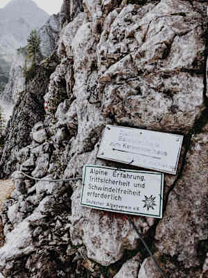 Ernst Merkinger wandert weit Karwendel