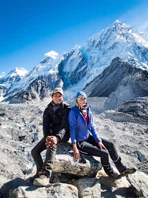 Nuptse und Lhotse