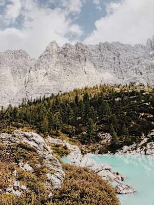 Ernst Merkinger wandert weit Dolomiten Höhenweg
