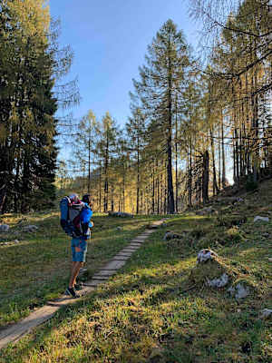 Herbst Wandern mit Kindern
