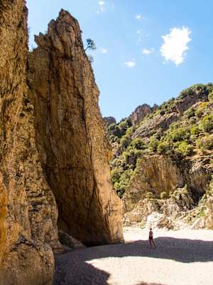 Flussbettwanderung im Riu Calaresu