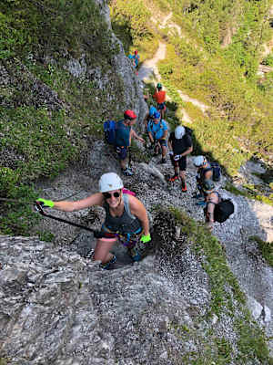 Bergwelten Mein erster Klettersteig