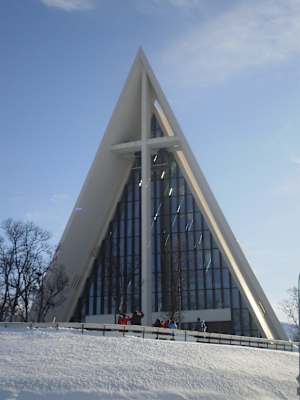 Fixpunkt einer Tromsö-Tour: die Eismeerkapelle