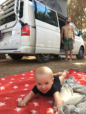 Campingreise mit Kindern VW California