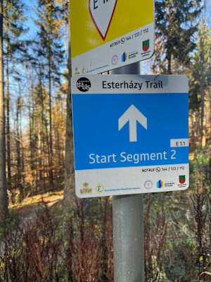 Die Trails sind in Segmente unterteilt - das gibt Gelegenheit zu Verschnaufpausen