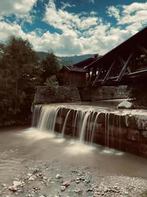 Am Radweg in Leogang