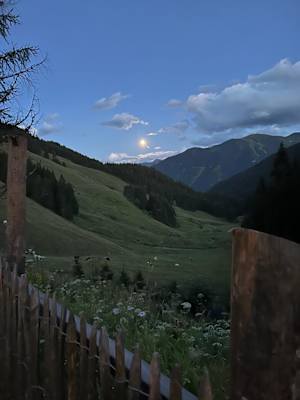 Vollmond am Spielberghaus