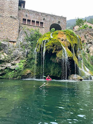 Wasserkaskaden in Saint-Chély 