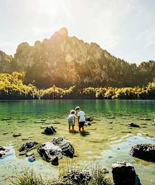 Der idyllische Laudachsee