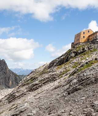 Die Totalphütte im Rätikon