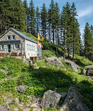 Die Treschhütte im Fellital