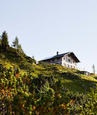 Das Zeppezauerhaus von unten