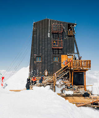 Die Margheritahütte ist die höchstgelegene Hütte und das höchstgelegene Gebäude Europas.