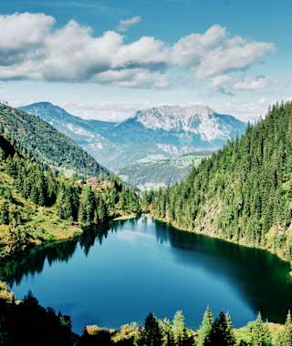 Die atemberaubende Lage der Hans-Wödl-Hütte