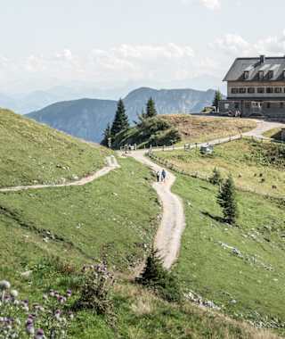 Das Rotwandhaus in den Bayerischen Voralpen