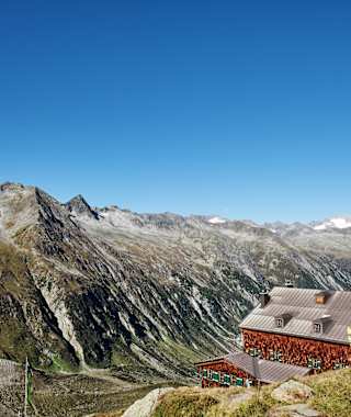 Die Warnsdorfer Hütte im Nationalpark Hohe Tauern