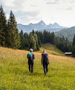 Auf dem Weg zur Wildmoosalm
