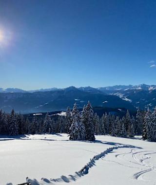 Die Spur zum Kreuzjoch