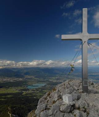 Blick auf die Region Villach
