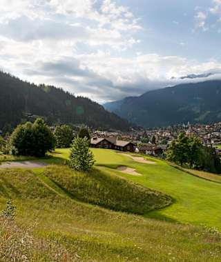 Blick auf Davos Dorf