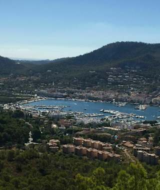 Blick zurück nach Port d'Andratx