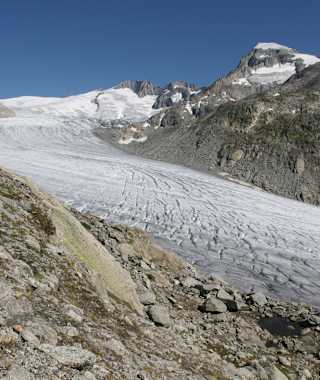 Rhonegletscher, Quelle der Rhone