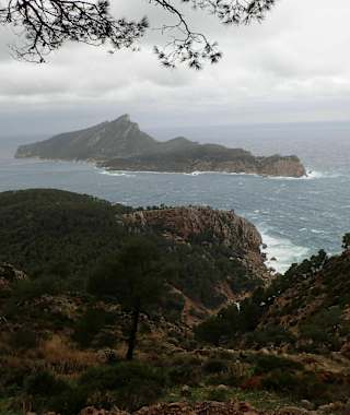 Sa Dragonera im Regen