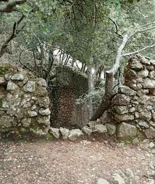 Schneehaus hinter Valldemossa