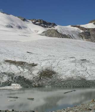 Themenweg hautnah dem Gletscher entlang