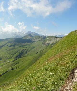 Gratwanderung am Arvigrat mit Traumkulisse