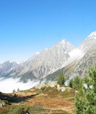 Blick vom Stallersattel in Richtung Antholzer See