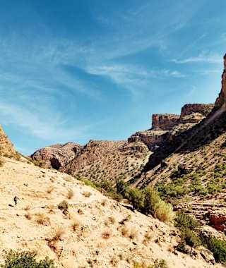 Durch den Wadi (Oued) S'das