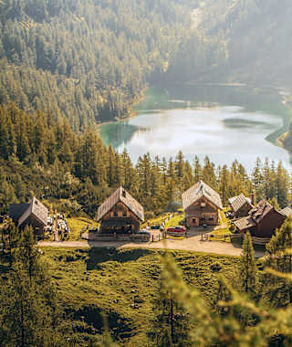 Die Steirerseehütten auf der Tauplitz
