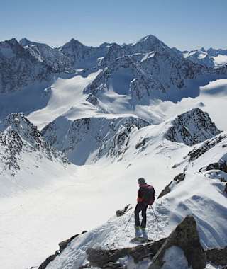 Herrlicher Ausblick vom Hohen Seeblaskogel