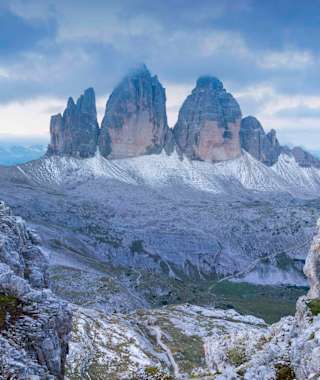 Blick auf die Drei Zinnen