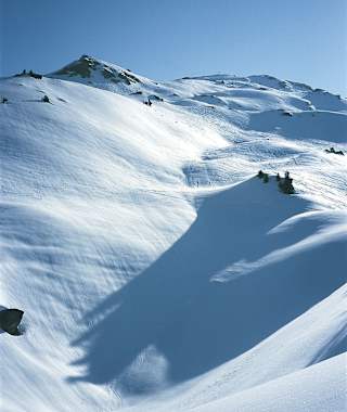 Traumhaft weite Hänge am Gilfert