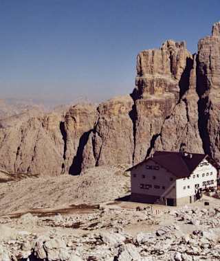 Die Pisciadù Hütte