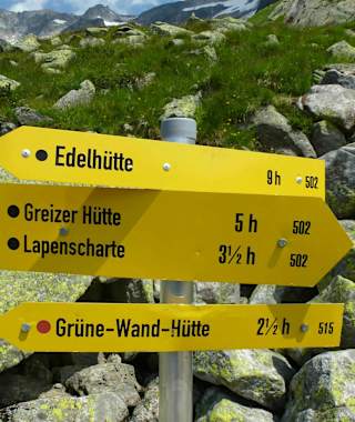 Auf dem Weg zur Kassler Hütte