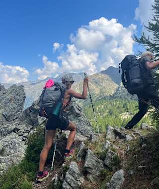 Unterwegs auf der 6. westlichen Etappe der Via Alta Vallemaggia