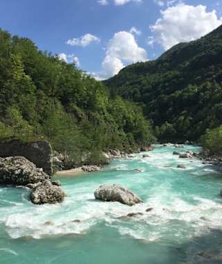 Wunderschön, aber nur für Geübte - die sogenannte "Abseilstrecke"