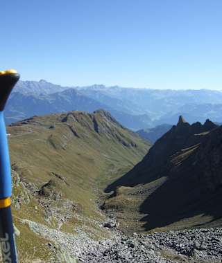 Aufstieg zur Wildseeluegga mit Lasa