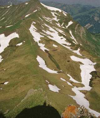 Hochblanken - Der Abstieg ist harmlos.