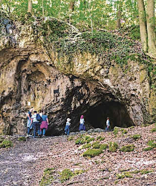 Der untere Eingang zur Oswaldhöhle.