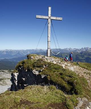 Gipfelglück am Hohen Ifen. 